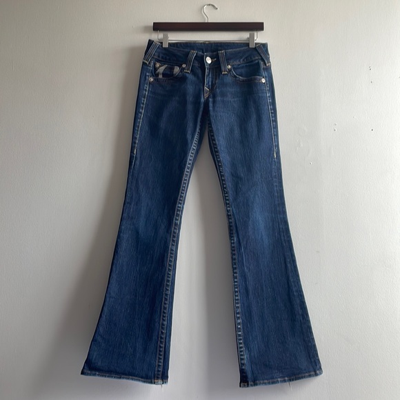 Low Rise Boot Cut True Religion Jeans Size 28 - Picture 2 of 9